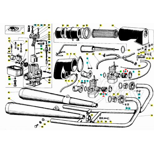 Manicotto carburatore Moto Guzzi V35 V50