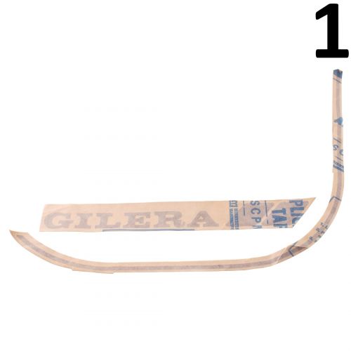 Kit adesivi fianco laterale Gilera CBA