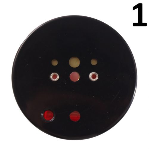 Fanale posteriore tondo bilampada per...