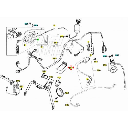 Centralina CDI Kymco Movie XL  00168180