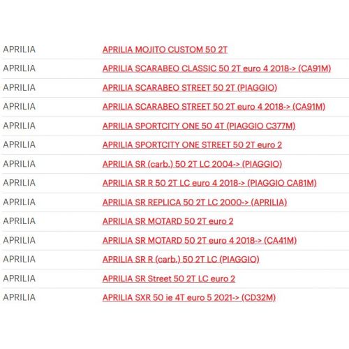 Kit molle frizione scooter Piaggio...