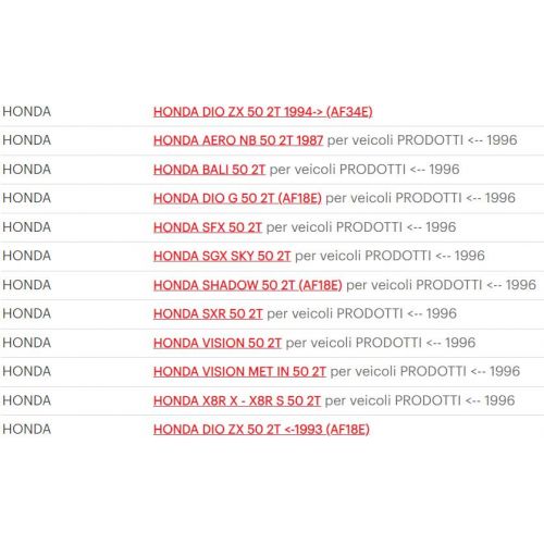 Kit molle frizione scooter Piaggio...