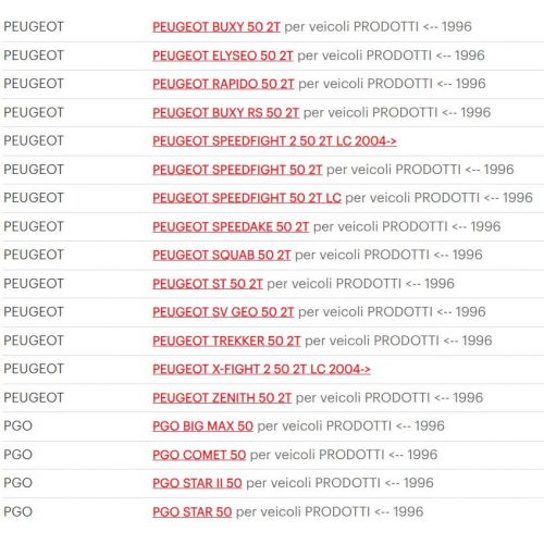 Kit molle frizione scooter Piaggio...