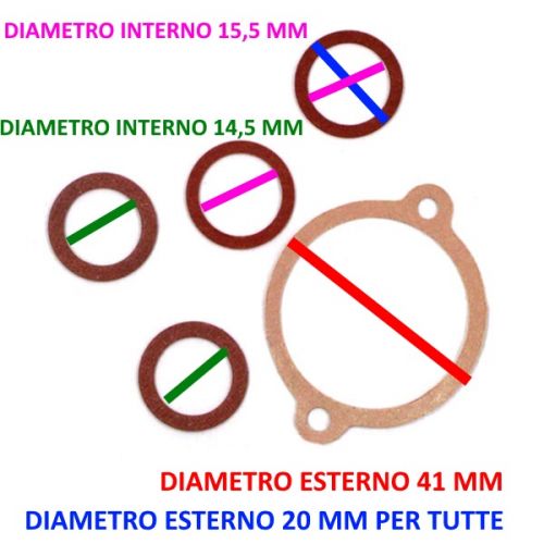 Guarnizioni carburatore UB 23 Vespa...