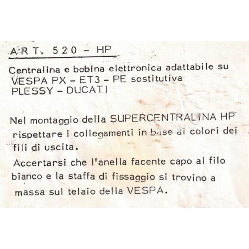 Centralina e bobina per Vespa ET3 PX...