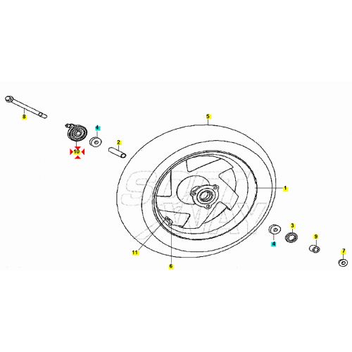 Rinvio contachilometri Garelli Rider...