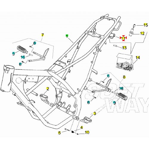 Serratura antifurto casco Aprilia RX...