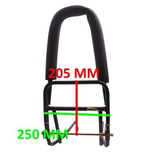 Portapacchi posteriore con schienale...