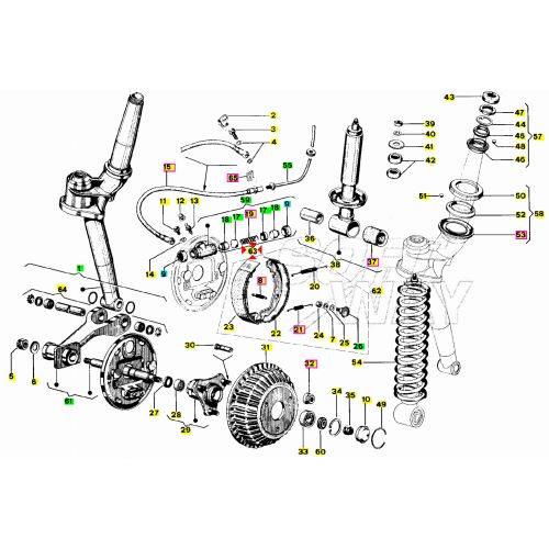 Kit guarnizioni forcella anteriore...