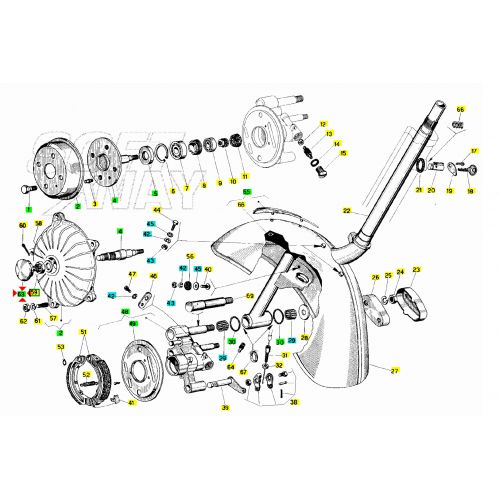 Tappo tamburo anteriore e posteriore...