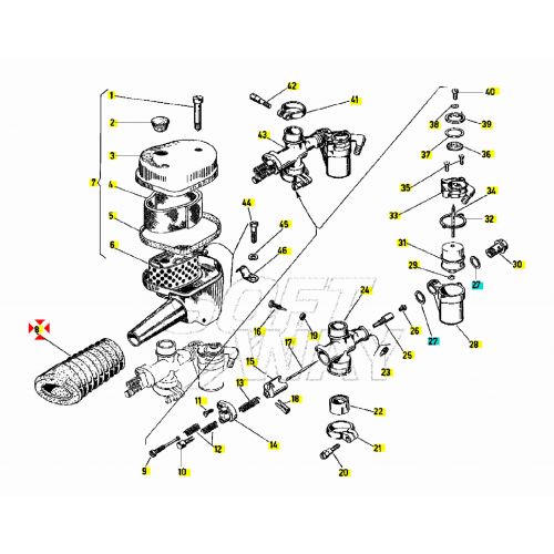 Soffietto carburatore Vespa VNA 1-2...