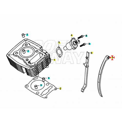Pattino tendicatena Sym XS NH 125 -...