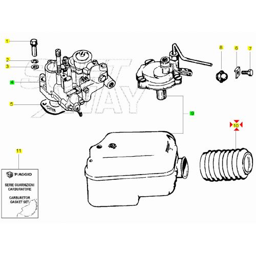 Soffietto aspirazione carburatore...