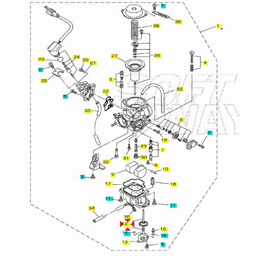Membrana pompa ripresa Malaguti...