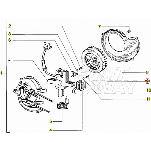 Volano elettronico Piaggio Ciao...