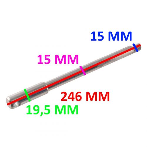 Perno ruota anteriore Cagiva SX 250 e...