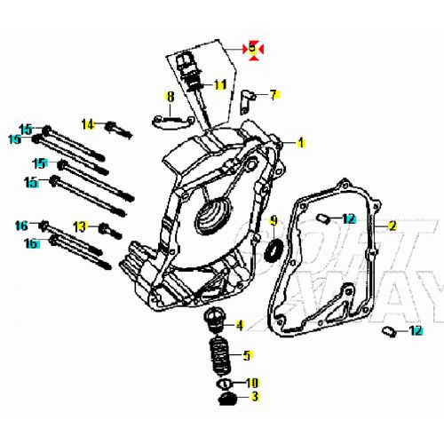 Tappo alimentazione olio Sym -...