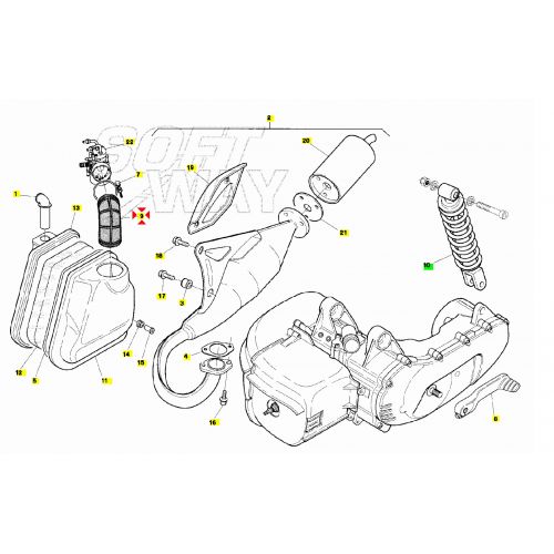 Manicotto aspirazione cassa filtro...