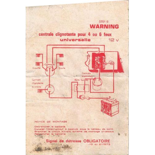 Comando frecce d'emergenza 12 Volt...