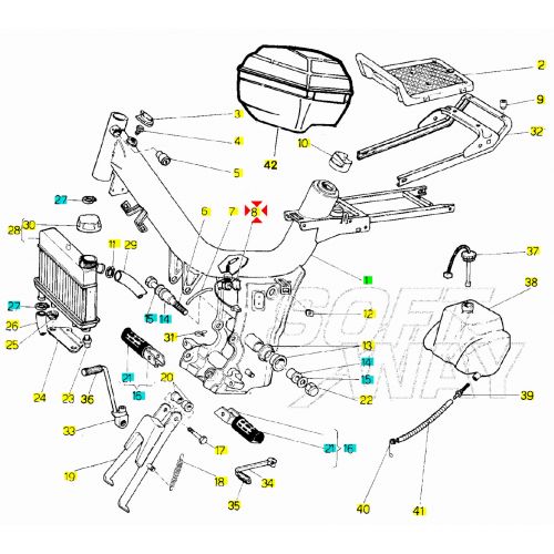 Rubinetto benzina con sonda Malaguti...