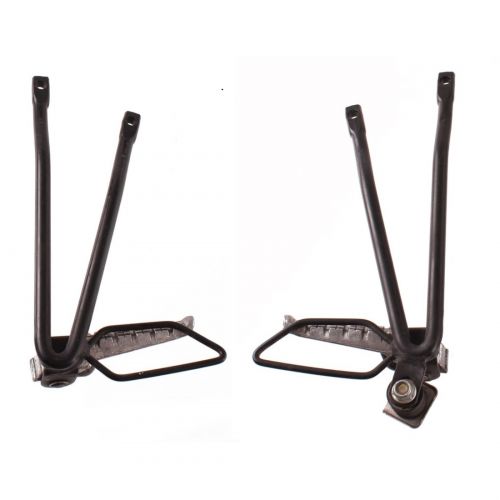 Coppia pedane posteriori con staffe...