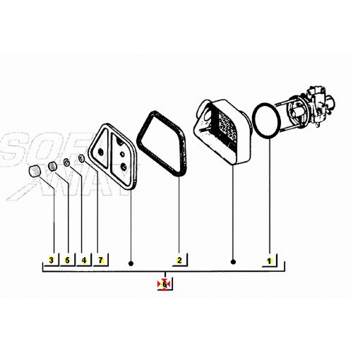 Filtro aria originale Piaggio Ape 50...