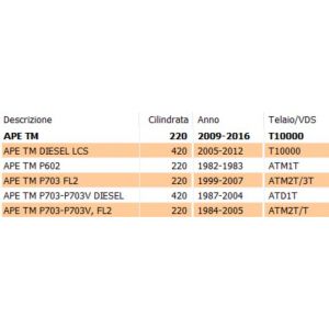 Kit listelli parabrezza APE... 2