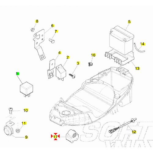 Cicalino frecce 12 volt per moto e...