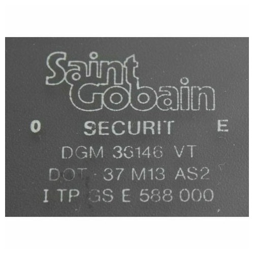 Vetro finestrino posteriore Ape P -...