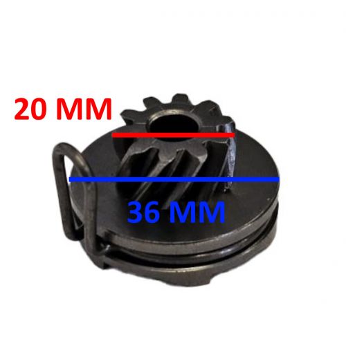 Pignone avviamento minicross 10 denti...