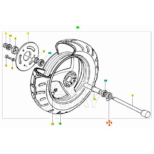 Rinvio contachilometri Beverly -...