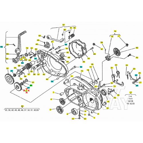 Ingranaggio rinvio cambio Husqvarna...