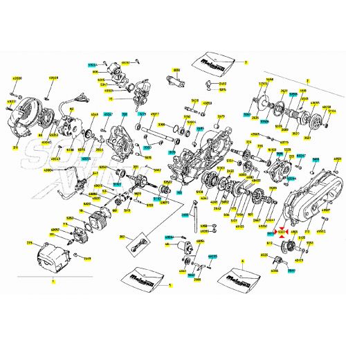 Guarnizione carter frizione scooter...