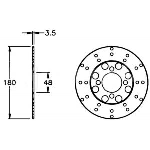 Disco freno scooter MBK e... 2