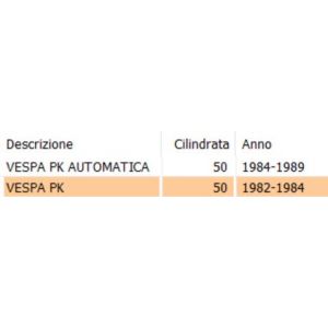 Targhetta laterale Vespa PK50S 2