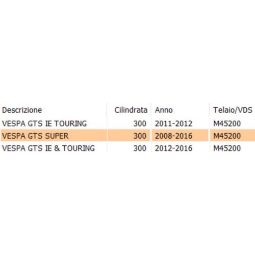 Emblema Vespa Gts300ie - 656238