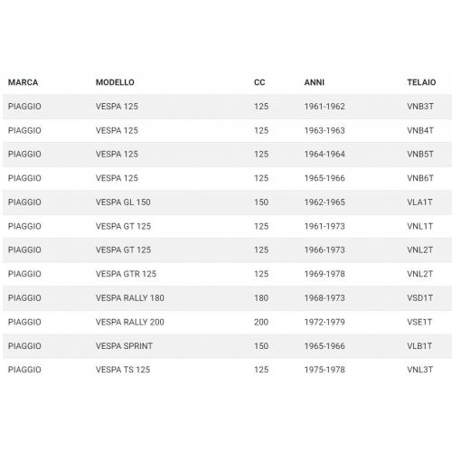 Ammortizzatore anteriore Vespa GT TS...