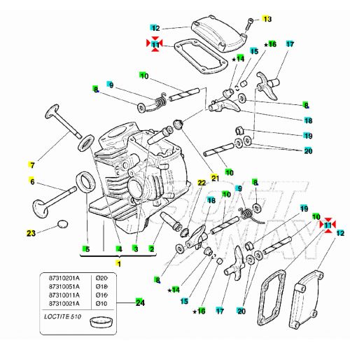 Guarnizione coperchio valvole Ducati...