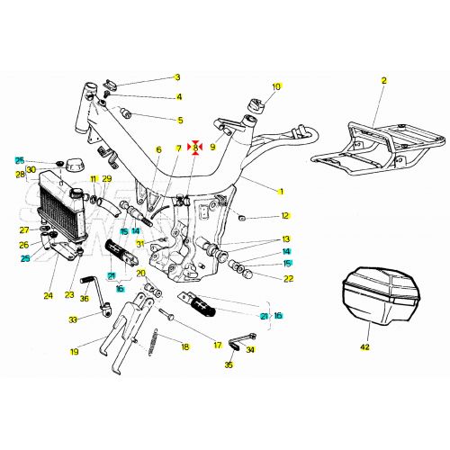 Rubinetto benzina Malaguti Fifty