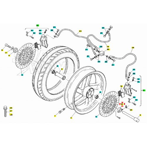 Rinvio contachilometri Aprilia RS AF1...