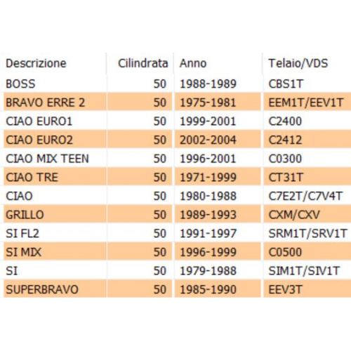 Gabbia a rulli mozzo posteriore Ciao...