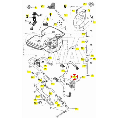 Pompa benzina Peugeot 50 Speedfight...