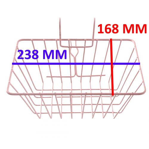 Cestino anteriore bici bimba rosa