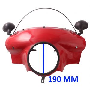 Cupolino Moto Guzzi rosso 2