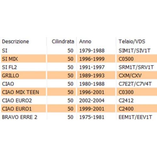 Gabbia a rulli Piaggio Ciao Si Grillo...