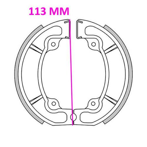 Coppia ceppi freno posteriore per...