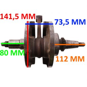 Albero motore Yamaha XT 500... 2