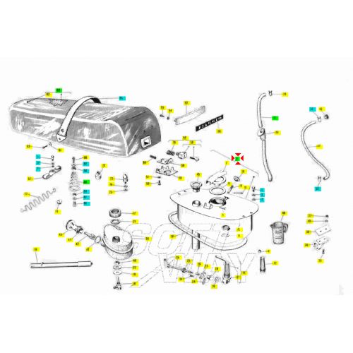 Serbatoio benzina Vespa PX 219467