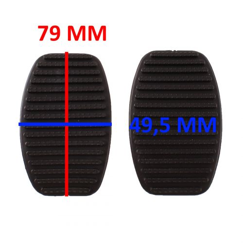 Coppia copripedali frizione e freno...