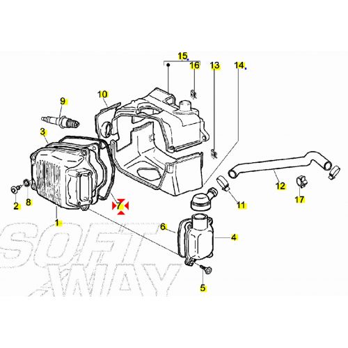 Guarnizione testa cilindro scooter...